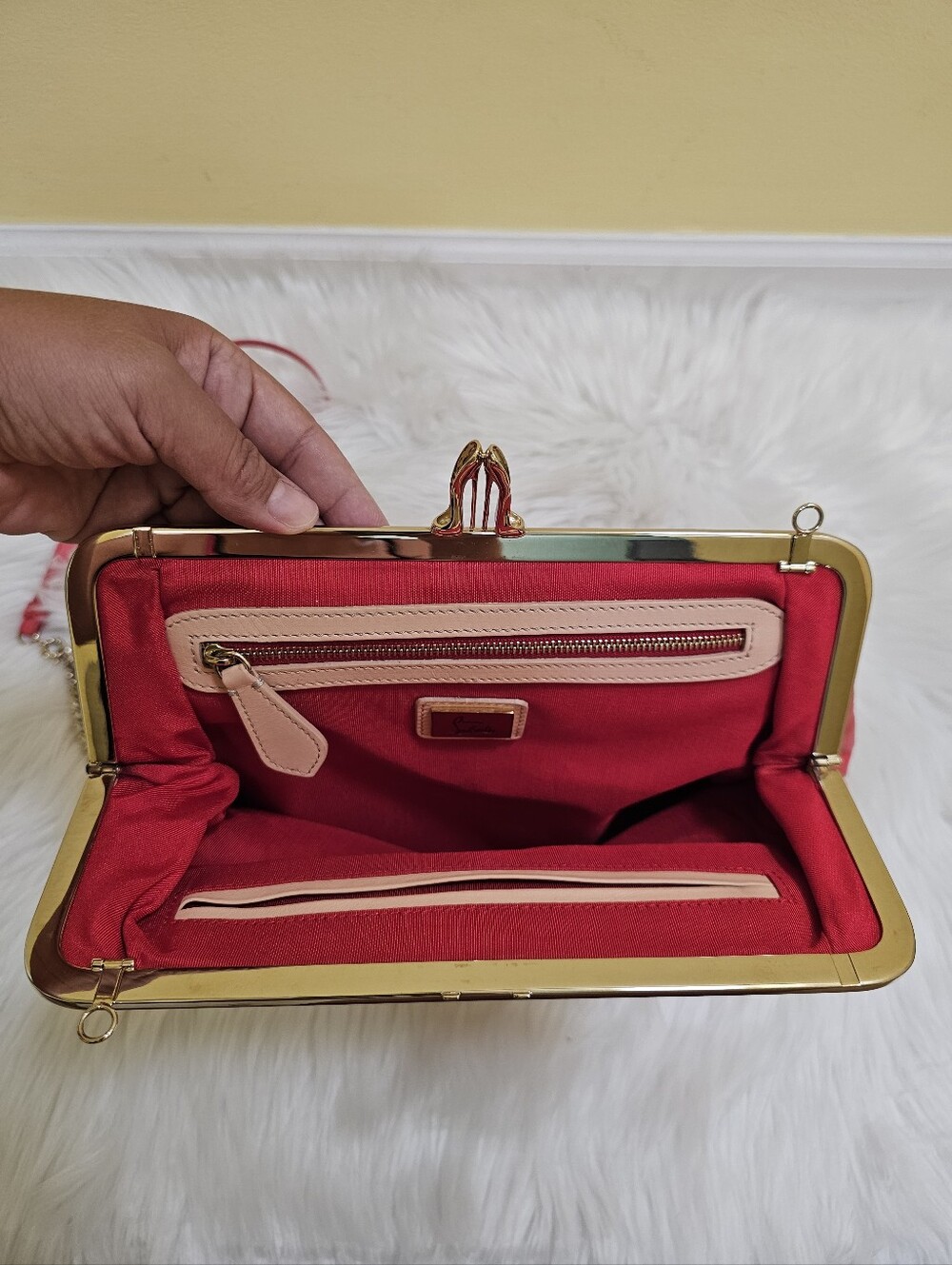 Christian Louboutin Maxi Loubi Clutch Calf - Picture 12 of 17